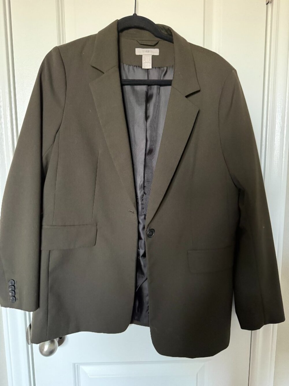 H&M Olive Oversized Blazer